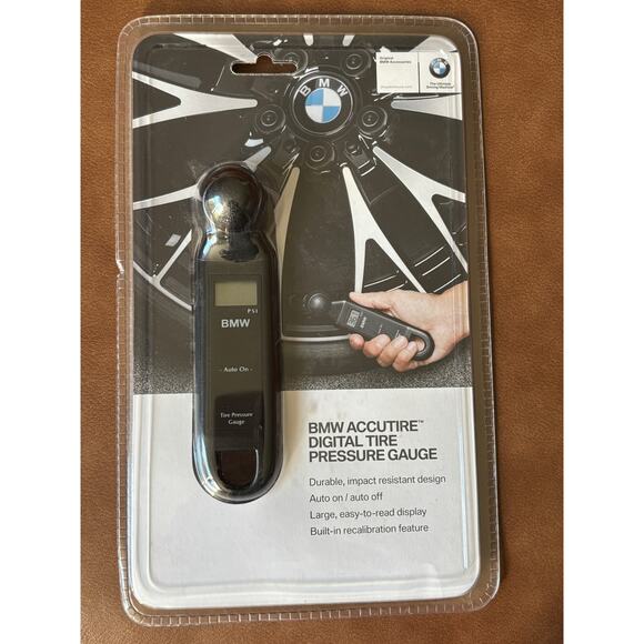 BMW Accutire Digital Tire Pressure Gauge Auto On Off OEM Accessory New Sealed - Picture 1 of 14